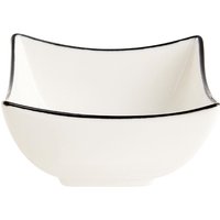 Arcoroc Appetizer Ludico Deep Square Bowls Black Line 90mm (24 Pack)