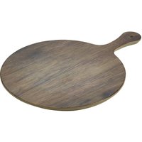 GenWare Melamine Wood Effect Round Paddle Board 42 x 30cm