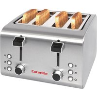 Caterlite 4 Slot Stainless Steel Toaster