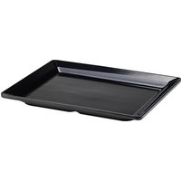 GenWare Melamine Black Platter GN 1/2