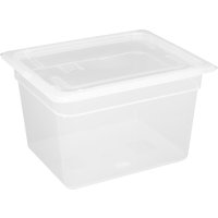 Vogue Polypropylene 1/2 Gastronorm Container with Lid 200mm (Pack of 4)