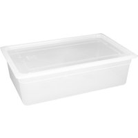 Vogue Polypropylene 1/1 Gastronorm Container with Lid 150mm (Pack of 2)
