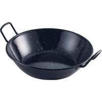 Black Enamel Dish 22cm - Pack of 6