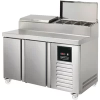 Sterling Pro SPIZ-135 2 Door Refrigerated Pizza Preparation Counter 274 Litres