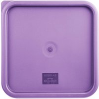 Hygiplas Square Food Storage Container Lid Purple Large
