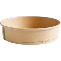 Vegware 185-Series Bon Appetit Kraft Food Bowls 26oz (300 Pack)