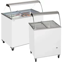 Tefcold IC200SC + CANOPY Scoop Ice Cream Display