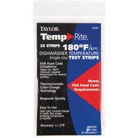 Dishwasher Temperature Test Strip (Pack of 25)