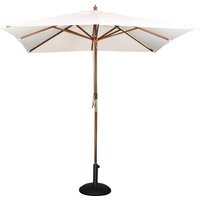 Bolero Square Pulley Parasol 2.5m Wide Cream