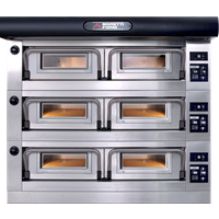 Moretti Forni PB120EB-3. 4 Tray - Triple Deck Electric Bakery oven