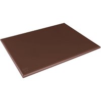 Hygiplas Thick Low Density Brown Chopping Board Large 600x450x20mm