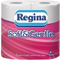 Regina Soft and Gentle Toilet Paper 2-Ply 26.25m (Pack of 40)