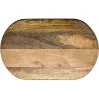 Olympia Mango Wood Rounded Rectangular Display Stand with Legs 350x220mm