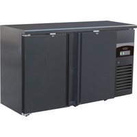 CombiSteel Backbar Cooler Black 2 Doors