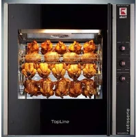 Ubert Topline RT403S Pass Thru Hot Air Electric Rotisserie - 3 Spits