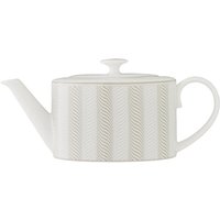 William Edwards Bakewell Coupe 2-Cup Oval Teapots Taupe 550ml (6 Pack)