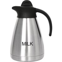 Olympia Screwtop Vacuum Milk Jug 1Ltr