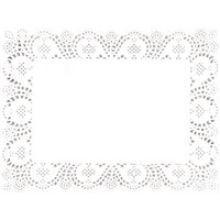 Olympia Rectangular Paper Doilies 400mm (Pack of 250)
