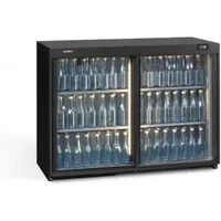 Gamko Maxiglass MG3/275SD Sliding Double Glass Door Undercounter Bottle Cooler 275 Litres