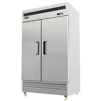 Atosa MBF8117HD Top Mounted Upright Double Door 2/1 Gastrorm Refrigerator 1300 Litres