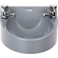 Basix Polycarbonate Hand Wash Basin Grey