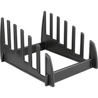 Hygiplas Black Plastic Chopping Board Rack Large 6 Slots