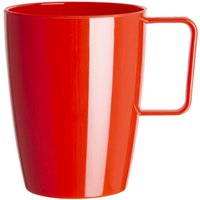 Olympia Kristallon Polypropylene Handled Beakers Red 348.7ml (12 pack)