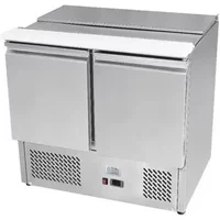 Ice-A-Cool ICE3800GR 2 Door Refrigerated Saladette Prep Counter 300 Litres