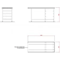 Hobart SCR1650 Outlet Single Rack Table