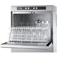 Hobart Ecomax G504SW-10B Undercounter Glasswasher WRAS Approved with Water Softener, 500mm Rack
