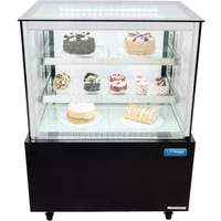 Unifrost HGP90B Black Square Cake Display Fridge