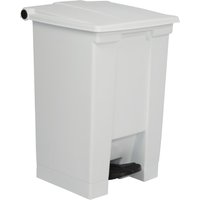 Rubbermaid Step-On Pedal Bin White 45.5Ltr