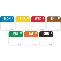Vogue Removable Day of the Week Labels (7000 Pack)