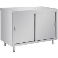 Vogue Stainless Steel Floor Standing Cupboard 1200mm