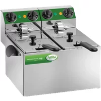 Fama MFR 240 4+4 Litre Double Basket Electric Fryer, 2 x 2kW