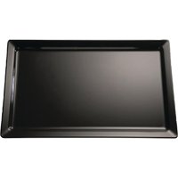 APS Pure Melamine Tray Black GN 1/2