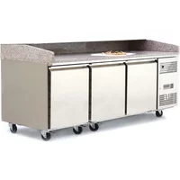 Atosa EPF3485GR 3 Door Pizza Counter Fridge 485 Litres