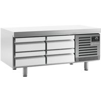 INFRICO 4 Drawer Low Height Gastronorm Snack Table 170L