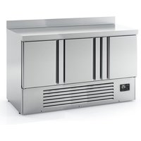 INFRICO 3 DOOR COMPACT GN COUNTER WITH UPSTAND 355L