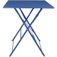 Bolero Perth Pavement Style Square Table Dark Navy