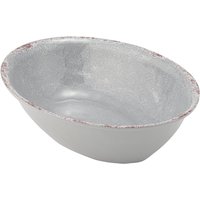 Casablanca Melamine Oval Bowl Grey 1.5Ltr