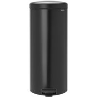 Brabantia Newlcon Pedal Bin Matt Black 30Ltr