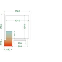 Tefcold CRPF1515 Chiller Room