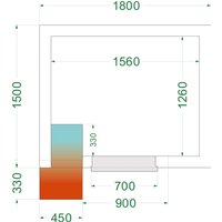 Tefcold CRNF1815 Freezer Room (Freezing) H2200 x W1800 x D1500