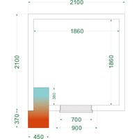 Tefcold CRNF2121 Freezer Room (Freezing) H2200 x W2100 x D2100
