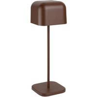 Olympia Lucca Table Lamp Squared Dome Chestnut 300mm