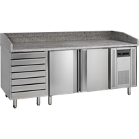 Tefcold PT1310 SS 2 Door + Dough