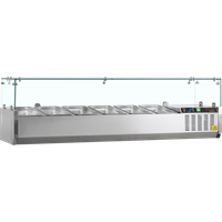 Tefcold GVC33-150 7 Pan + Glass Canopy