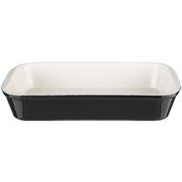 Vogue Cast Iron Roasting Dish Black