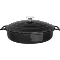 Vogue Round Sauté Pan 28cm Black